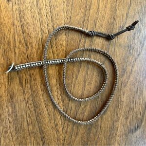 Chan Luu Gold Hematite Three Wrap Bracelet